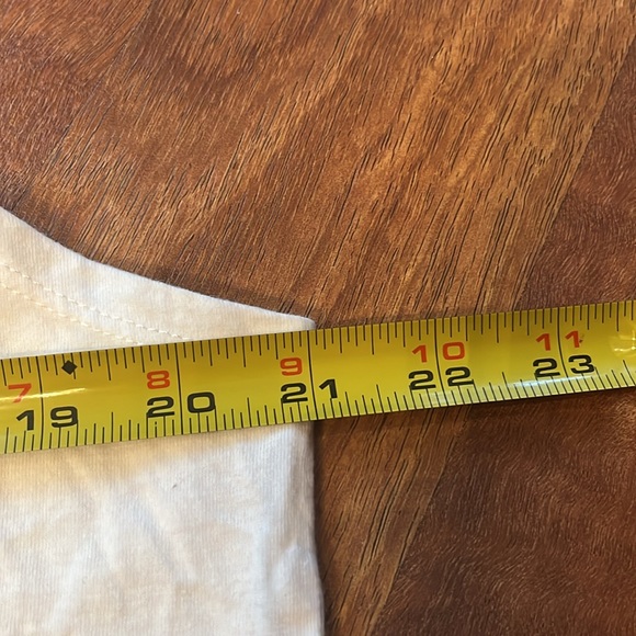 EUC Fifth Sun off white cotton muscle T - Picture 4 of 10